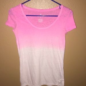 ombré american eagle tee! only worn once!